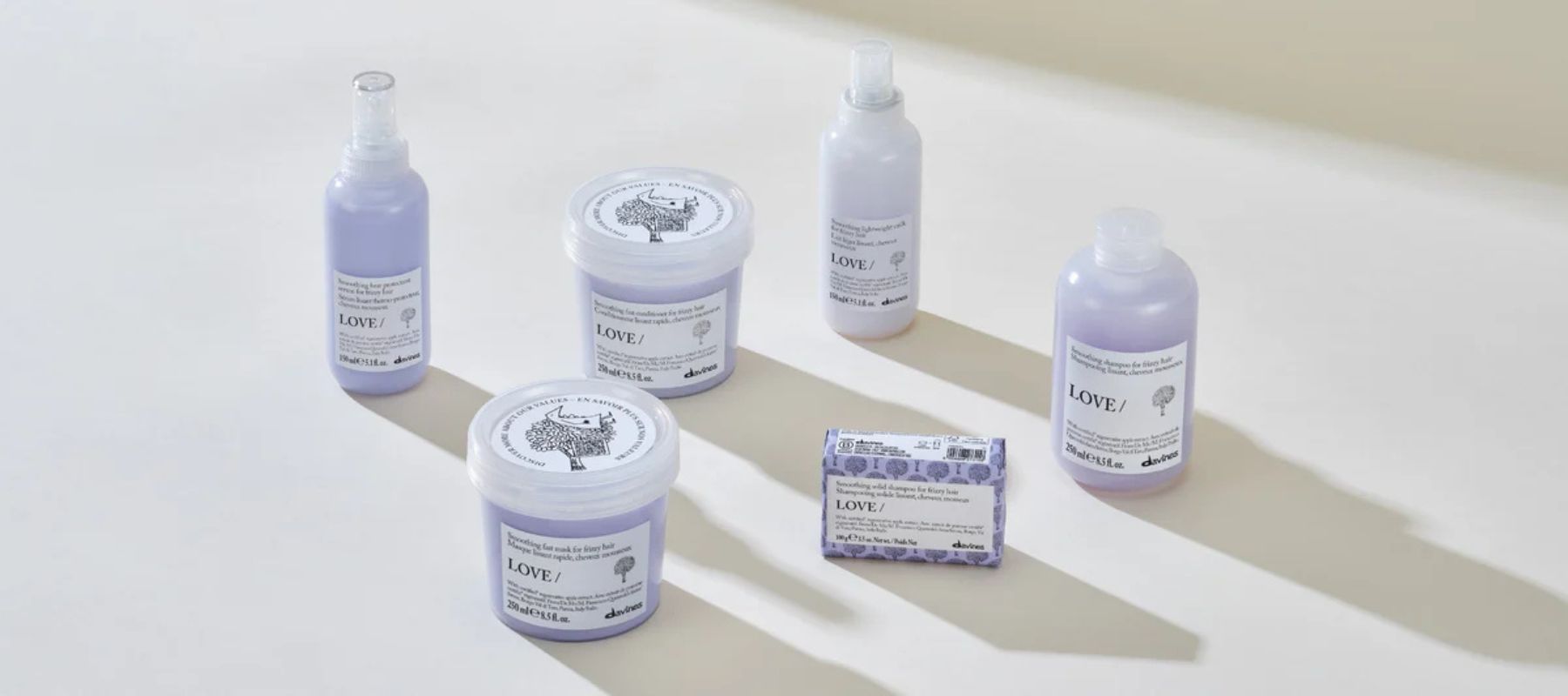 Davines love smoothing routine