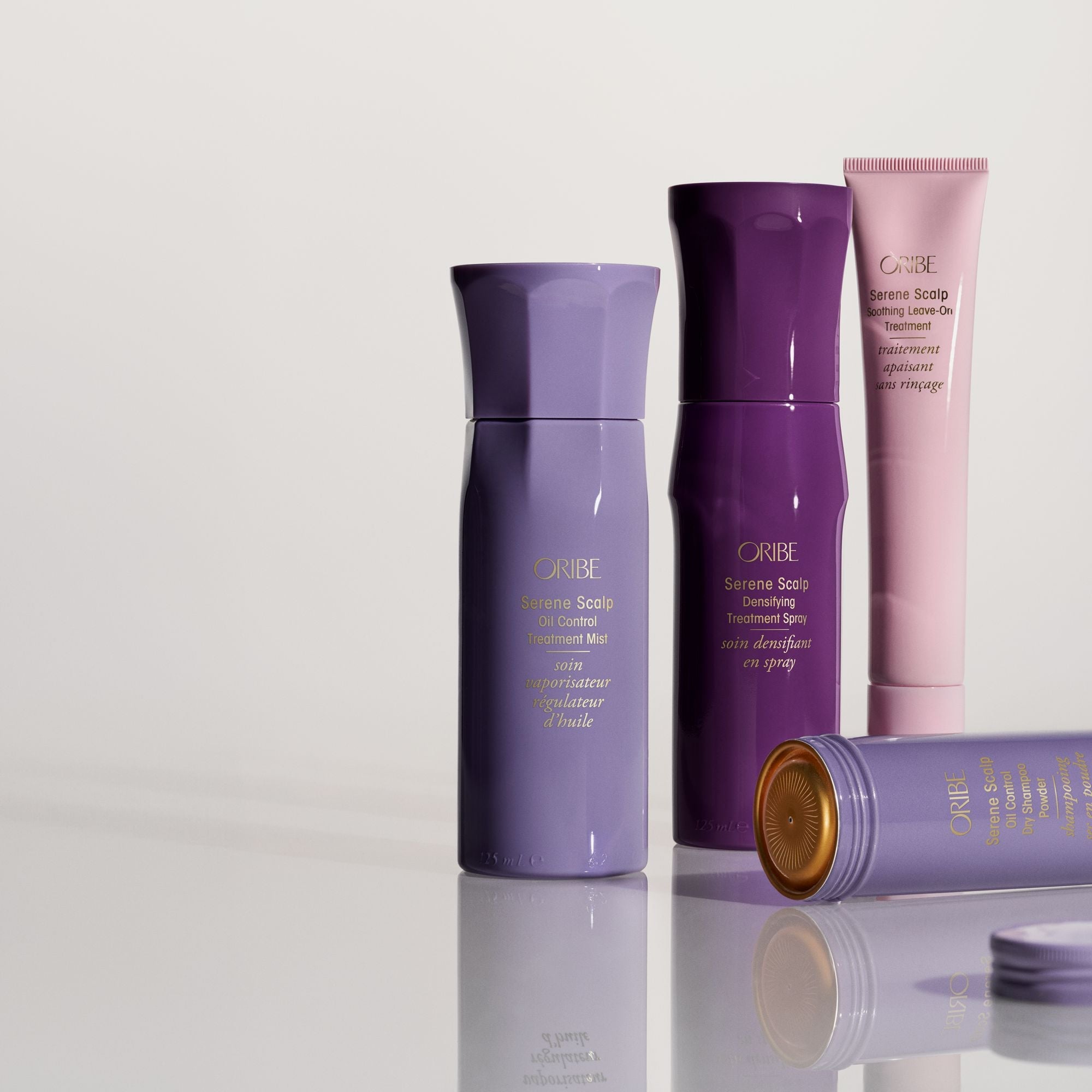 Oribe Serene Scalp Soothing Leave-On Treatment with applicator cap open