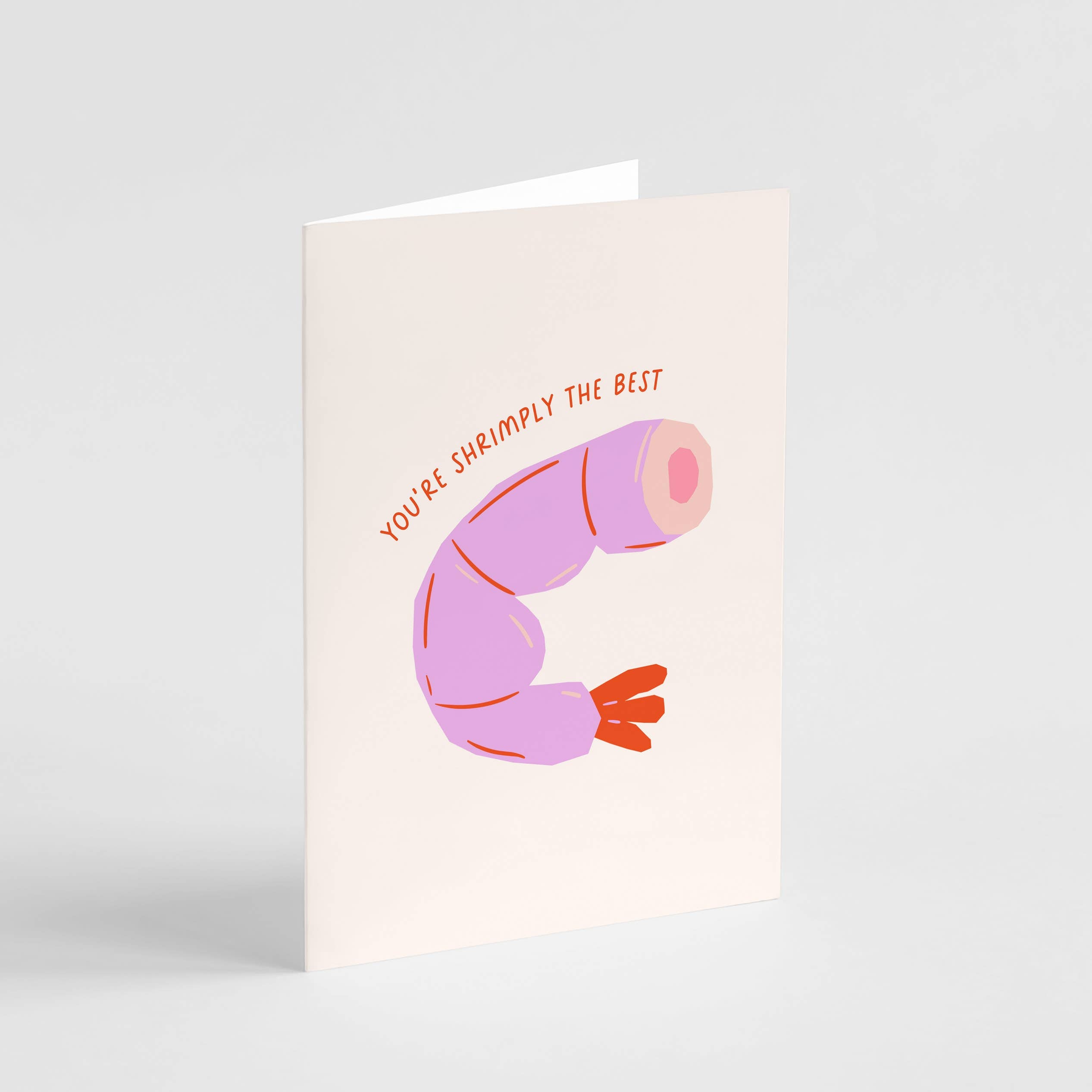 Shrimply the Best Card - Anniversary Valentine's Day Card