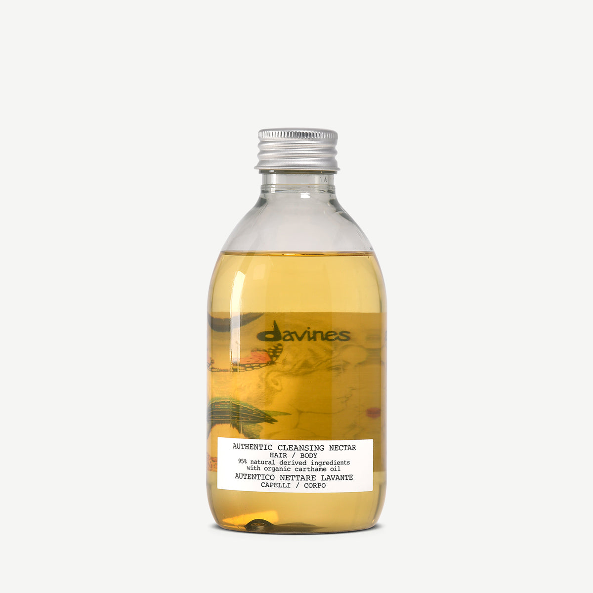 Davines Authentic Cleansing Nectar hair and body wash white background front view