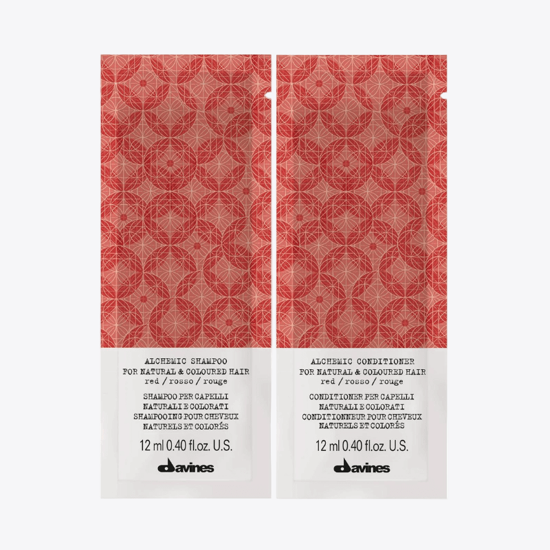Davines Alchemic Shampoo and Conditioner Red Sample Duo