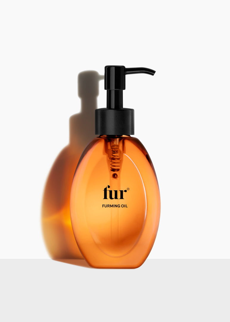 Fur Furming Oil firming body oil bottle front view
