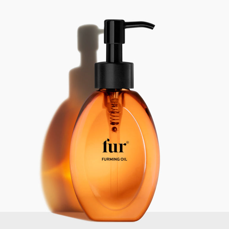 Fur Furming Oil firming body oil bottle front view