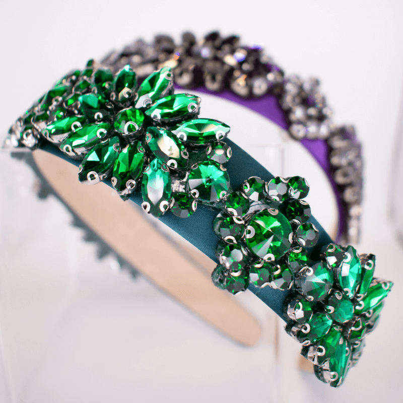 Baroque Rhinestone Headband Sable Boutique