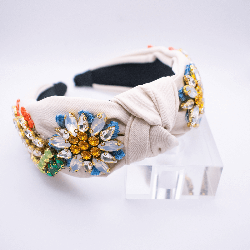 Gildie Bejewelled Knot Headband