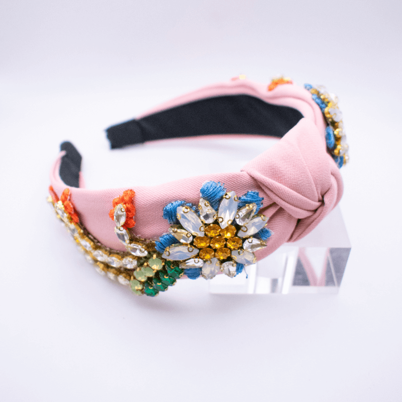 Gildie Bejewelled Knot Headband