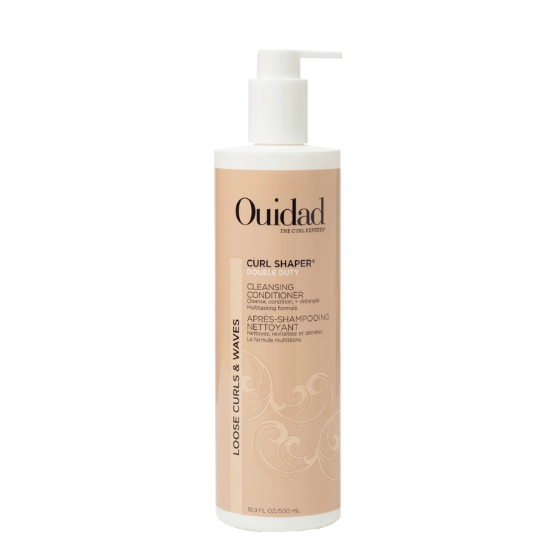 Ouidad Curl Shaper Cleansing Conditioner bottle on a white background