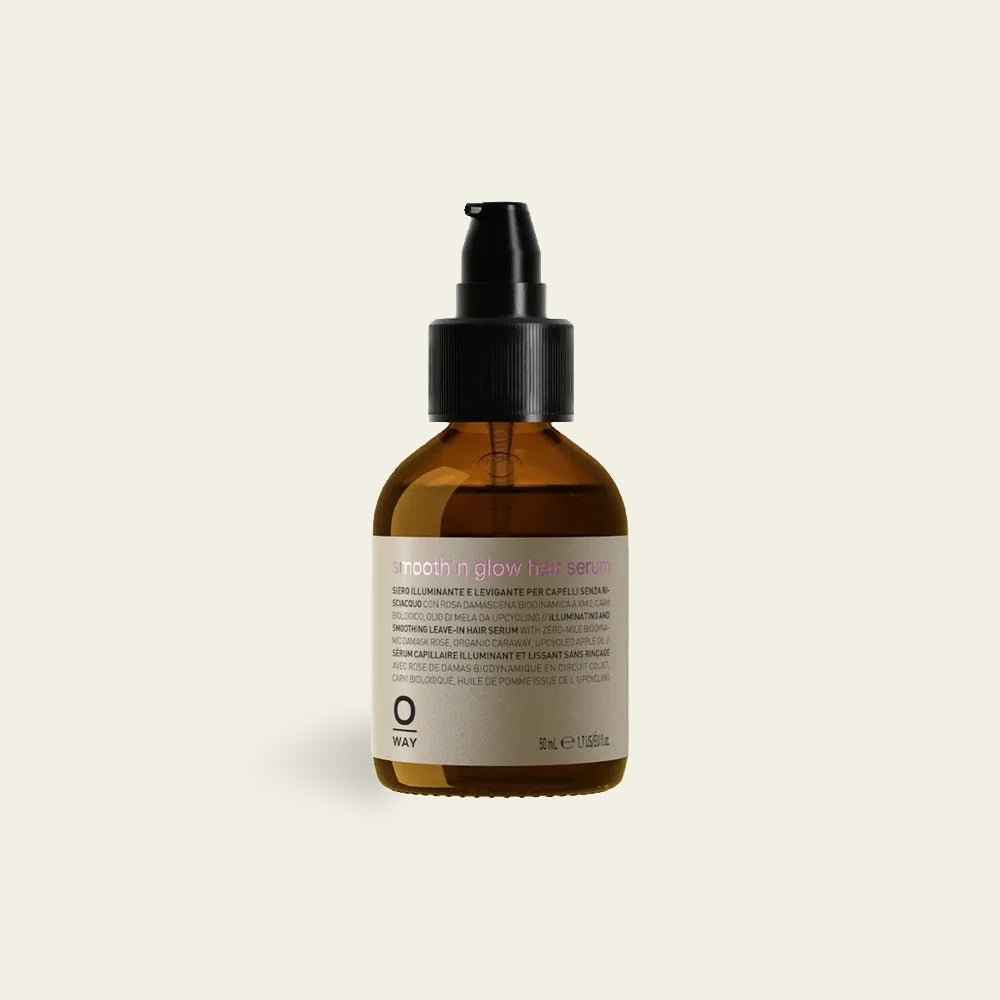 Oway Smooth'n Glow Hair Serum 50ml anti-frizz leave-in hair serum