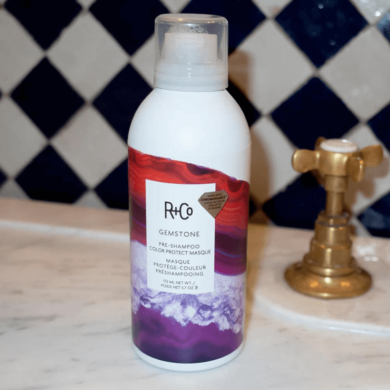 R+Co Gemstone pre-shampoo color protect mask 172 ml bottle