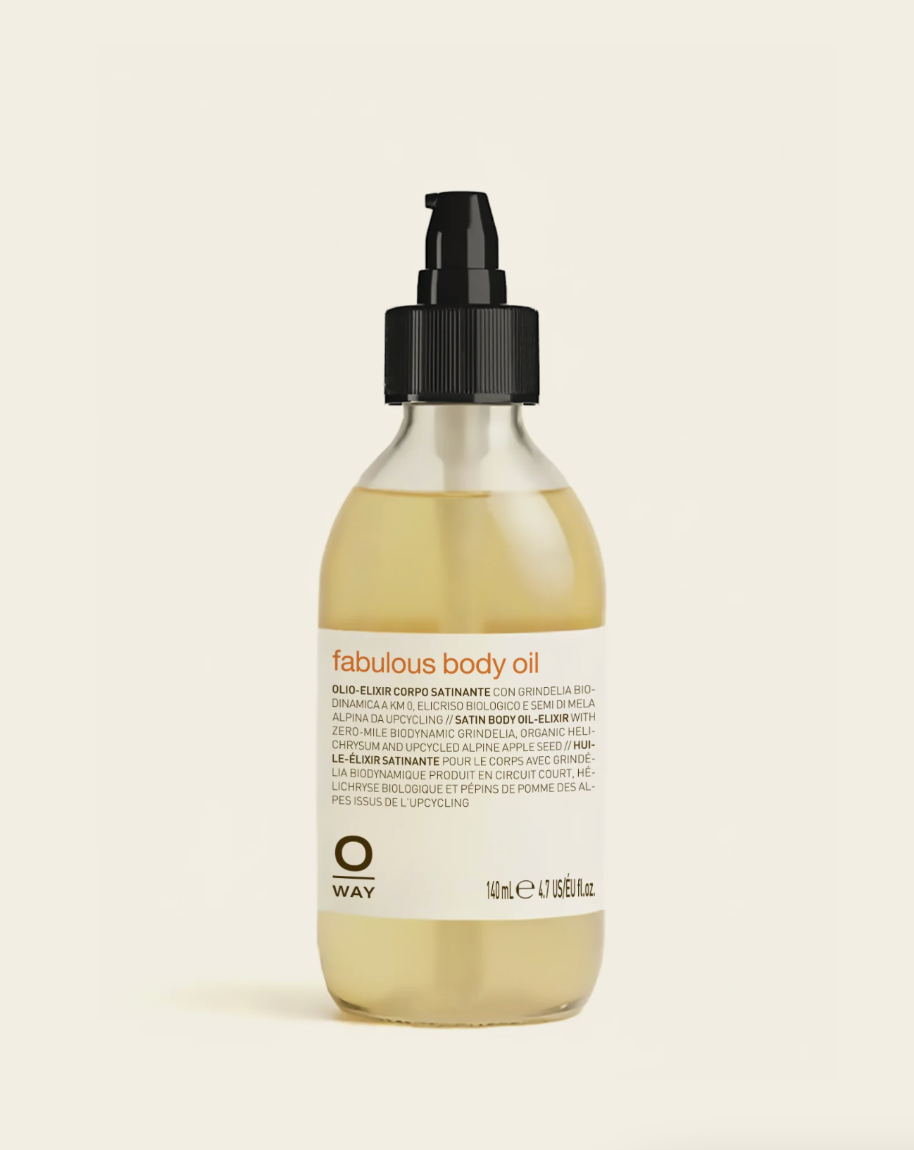 Oway Fabulous Body Oil bottle