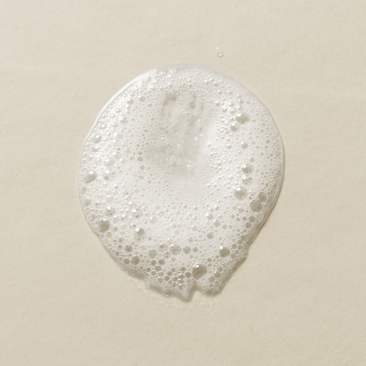 Close-up of CZE Hair Silk Wash gentle foaming lather texture