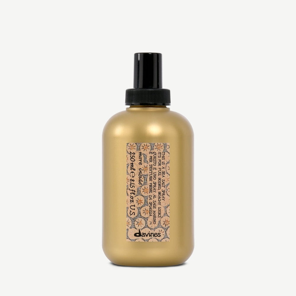 Davines This is a Sea Salt Spray back of bottle showing directions and ingredients