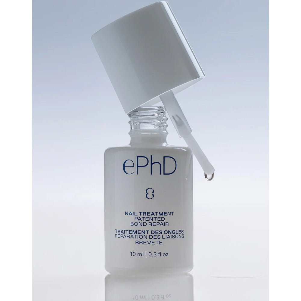 Epres ePhD Nail Treatment 10ml open bottle applicator brush lifestyle