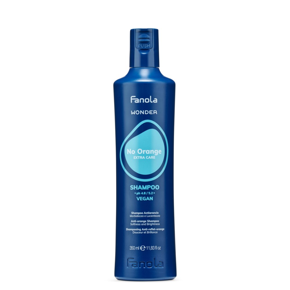 Fanola Wonder No Orange Shampoo 350ml white background front view