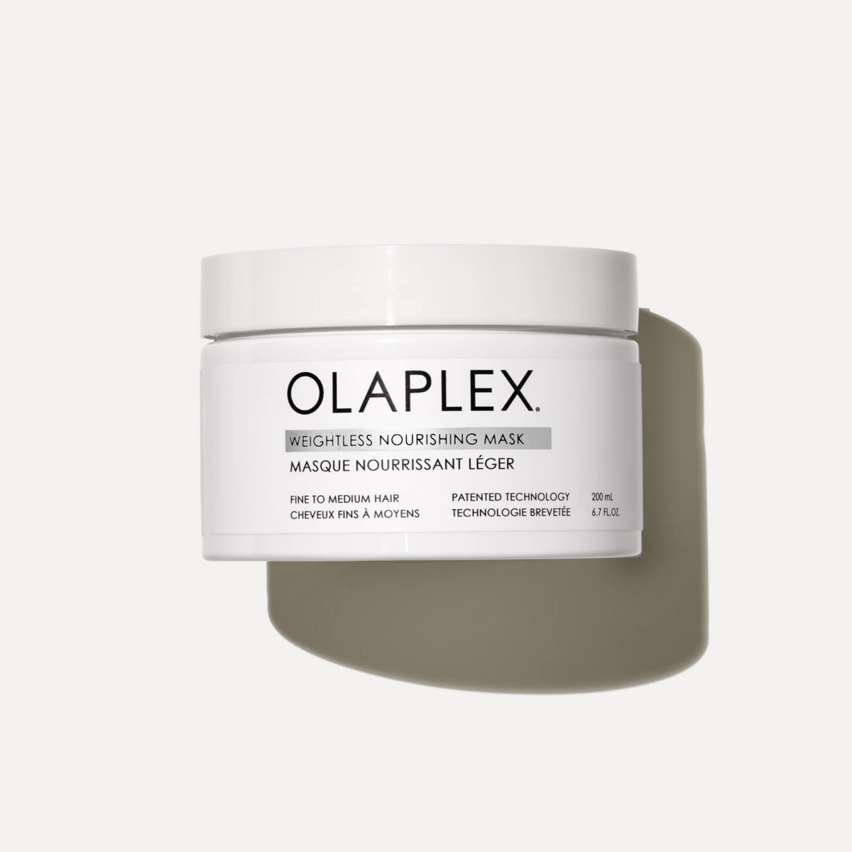 Olaplex Weightless Nourishing Mask 200ml jar, NZ stockist Sable Boutique