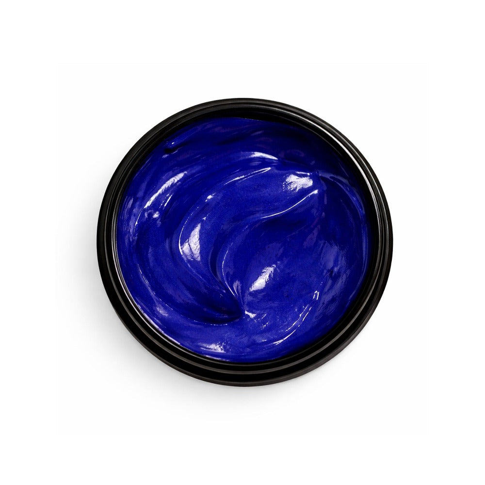 Oway Bluemoon Hair Mask 160ml jar from above showing blue toning formula
