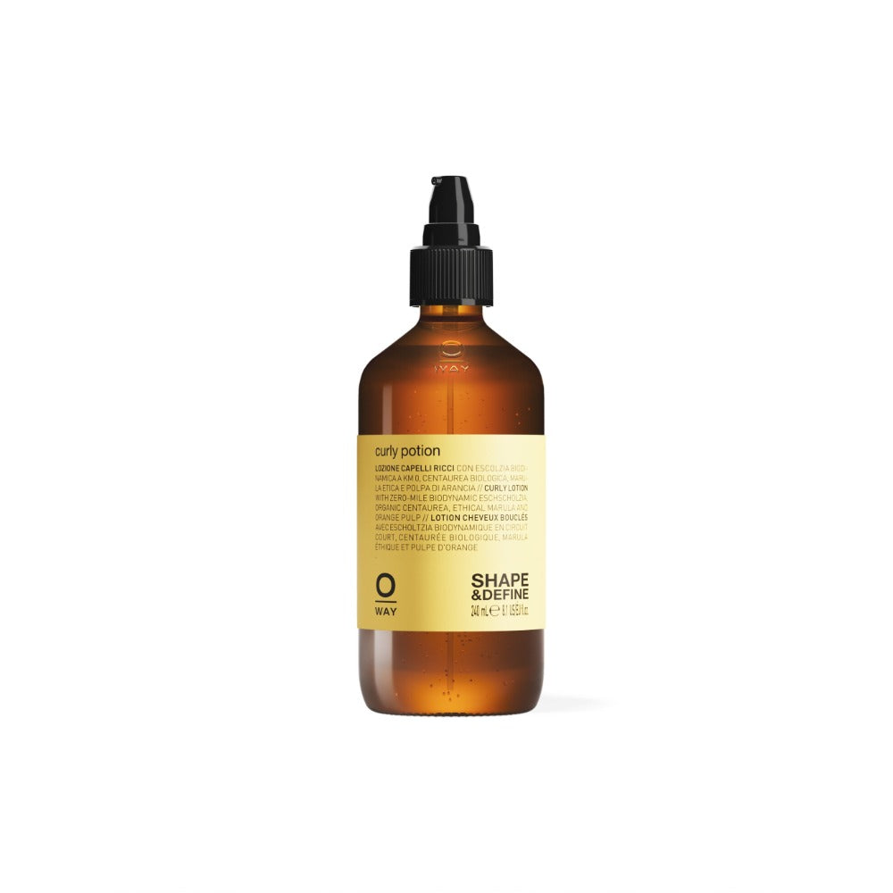 Oway Curly Potion 240ml bottle on white background