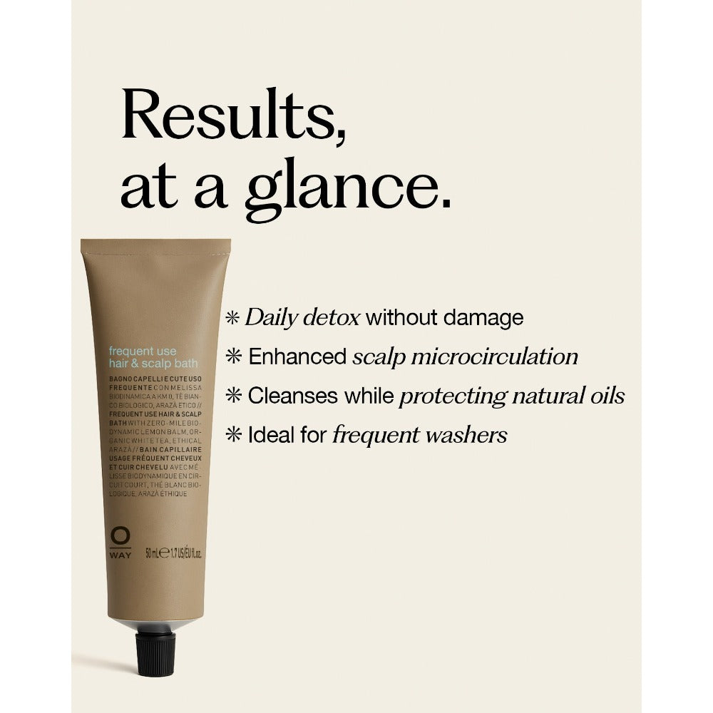 Oway Frequent Use Hair and Scalp Bath benefits at a glance