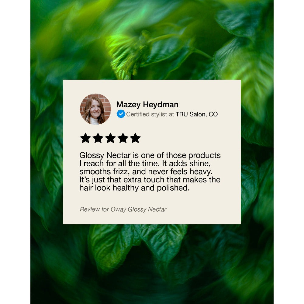 Oway Glossy Nectar Hair Oil customer review