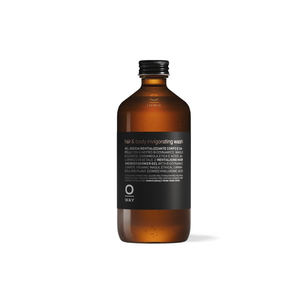 Oway Hair and Body Invigorating Bath 240ml bottle on white background