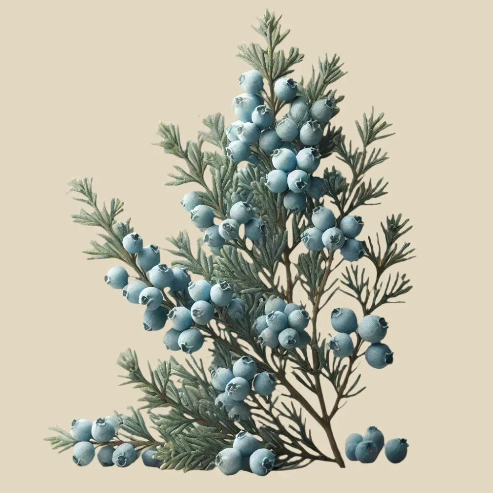 Biodynamic juniper featured in Oway Hair and Body Invigorating Bath