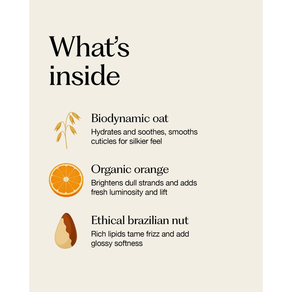 Oway Silk'n Glow Serum key ingredients including biodynamic rice