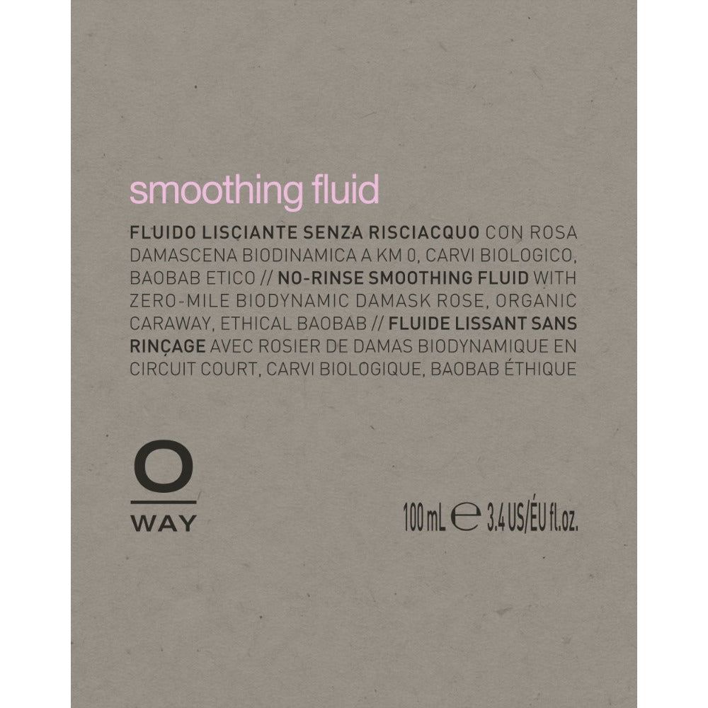 Oway Smoothing Fluid label details