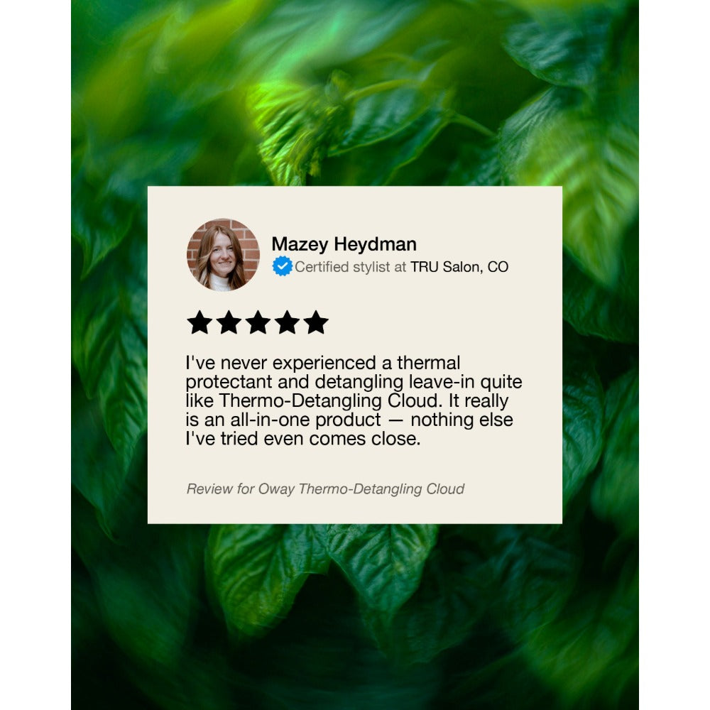 Oway Thermo Detangling Cloud customer review
