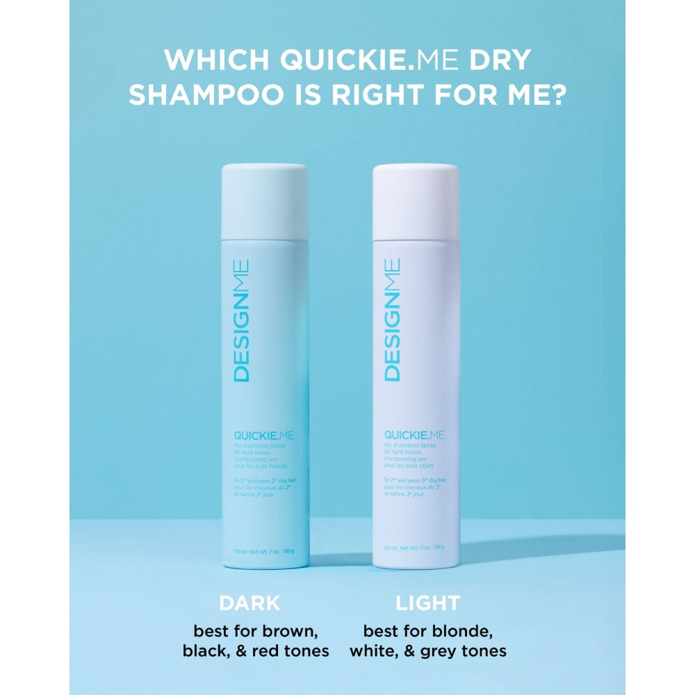 Quickie Me Dry Shampoo light and dark tones comparison, which one is right for me