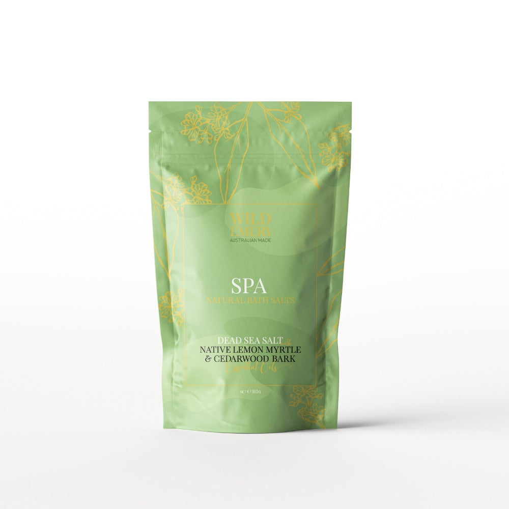 Wild Emery Spa Natural Bath Salts 180g