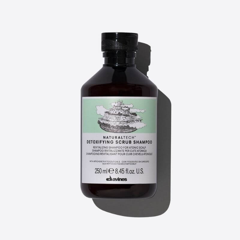 Detoxifying scrub shampoo by Davines Natural Tech