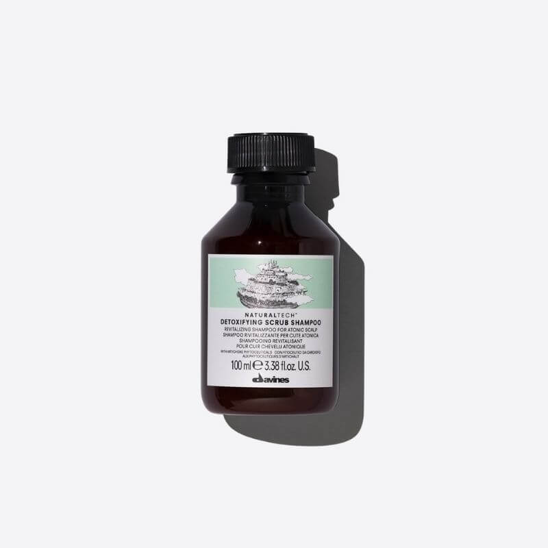 Detoxifying scrub shampoo by Davines Natural Tech