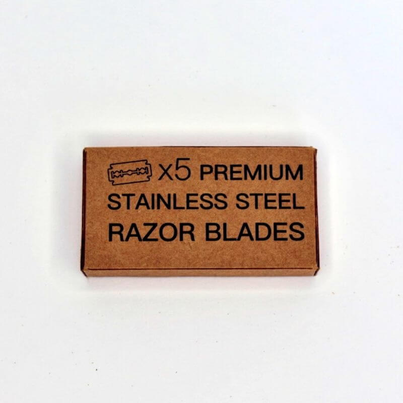 5 pack of Gilde safety razor blades