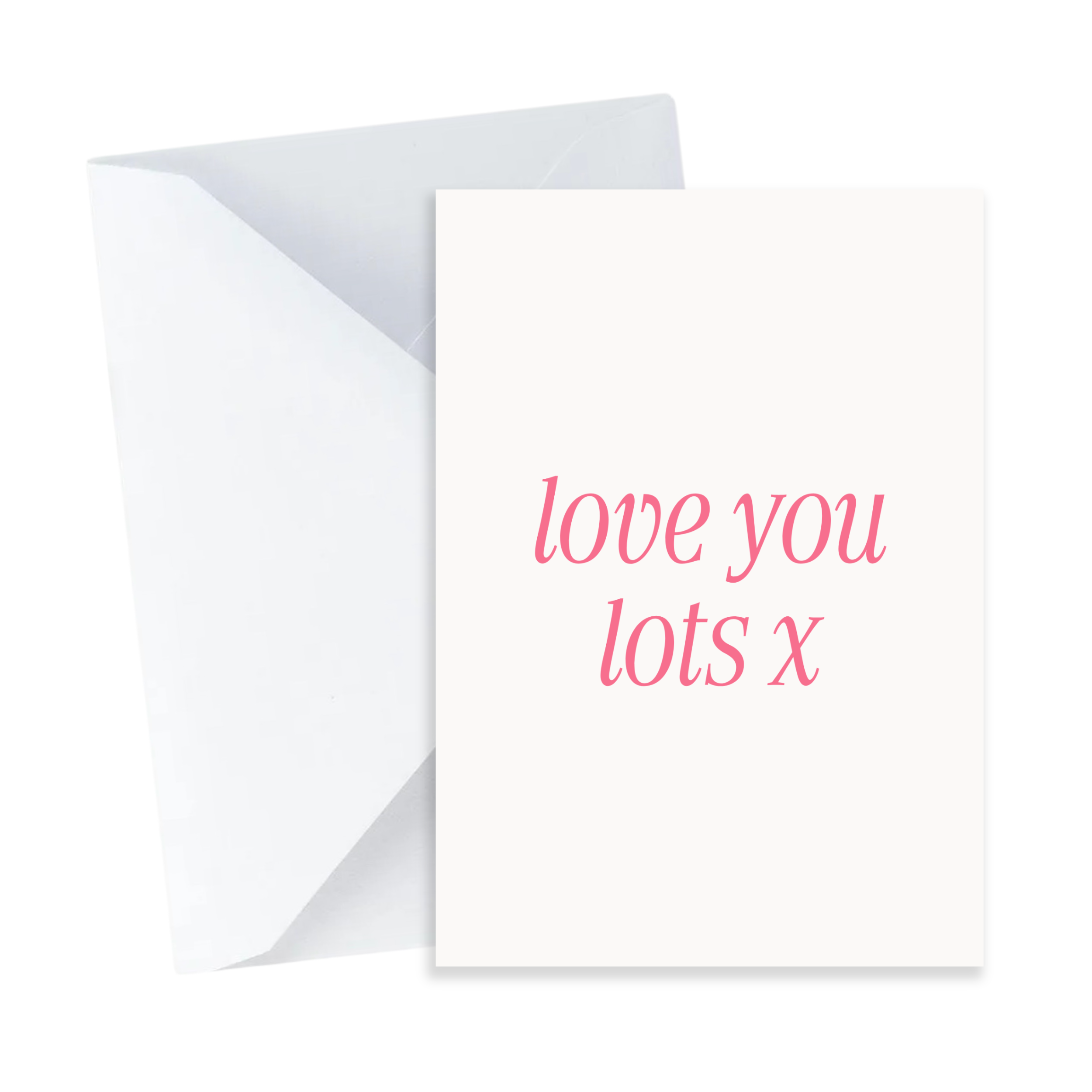 Love You Lots Card | Mini Sympathy Friend, Anniversary Card