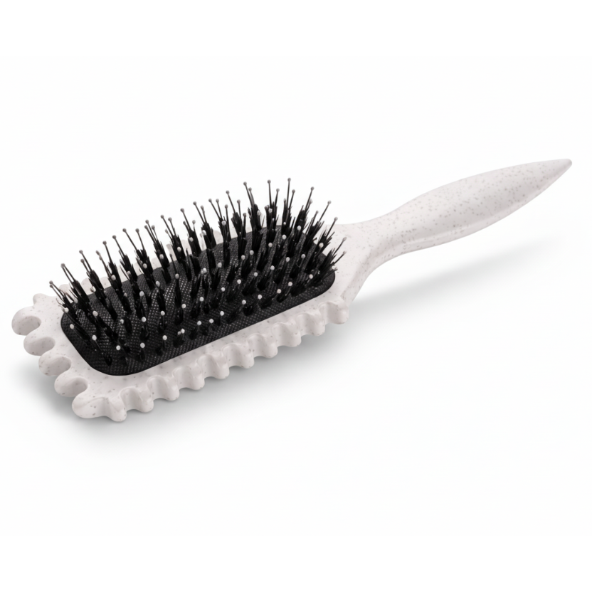 Curly girl brush sand coloured