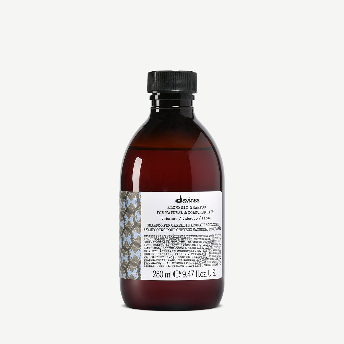 Davines Alchemic Tobacco Shampoo 280ml, toning shampoo, NZ stockist Sable