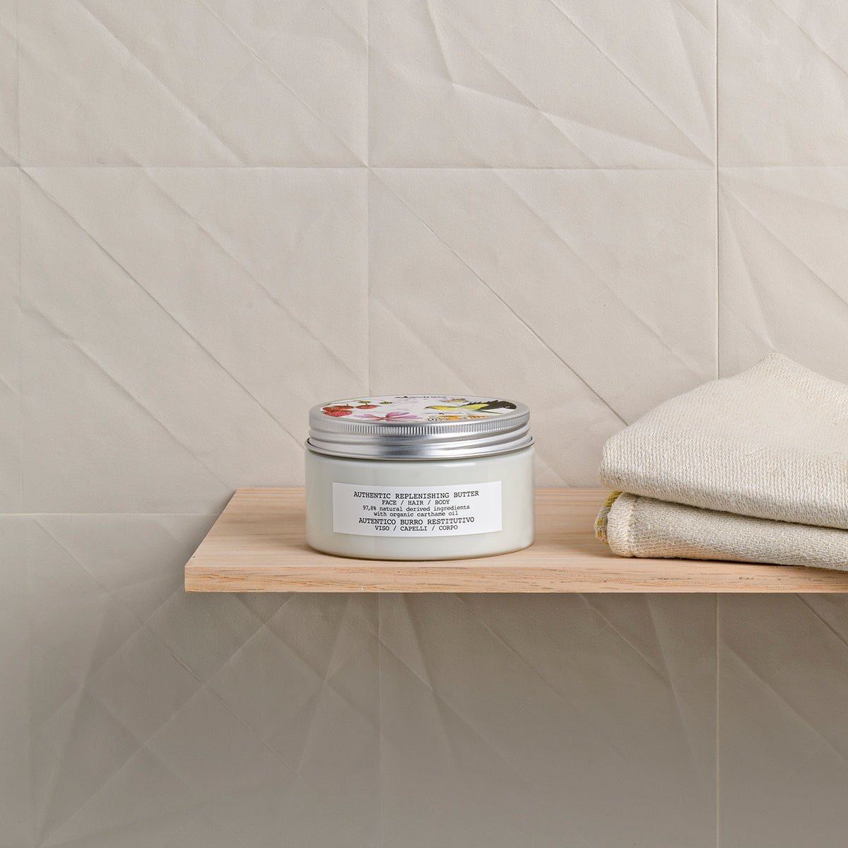 Davines Authentic Replenishing Butter lifestyle shot