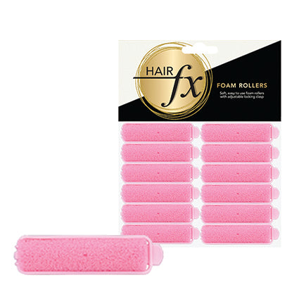 Hair FX sponge foam rollers Mini 15mm, pack of 12