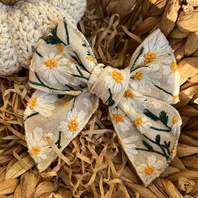 Gildie Gingham Bow Clip