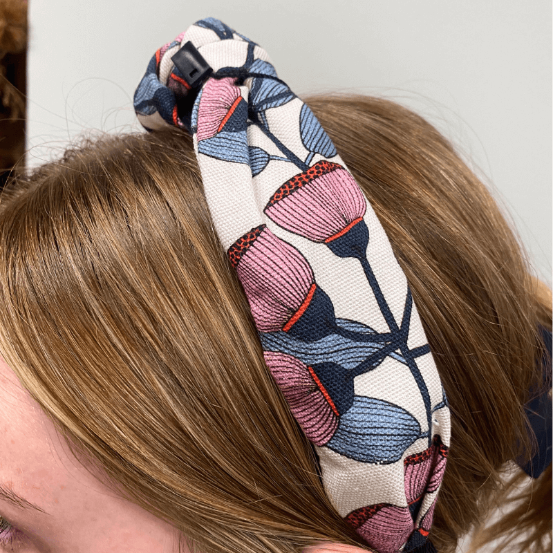 Botanical Print Knot Headband