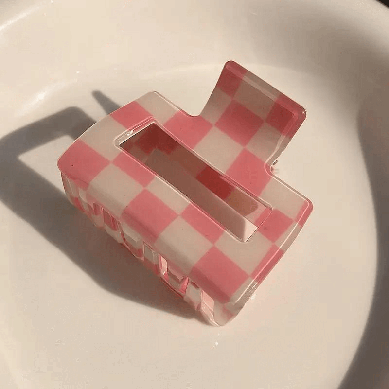 Retro Claw Clip Small Pink