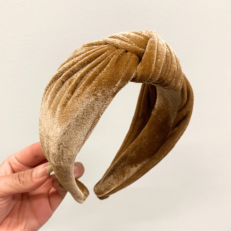 Gildie Velvet Knot Headband