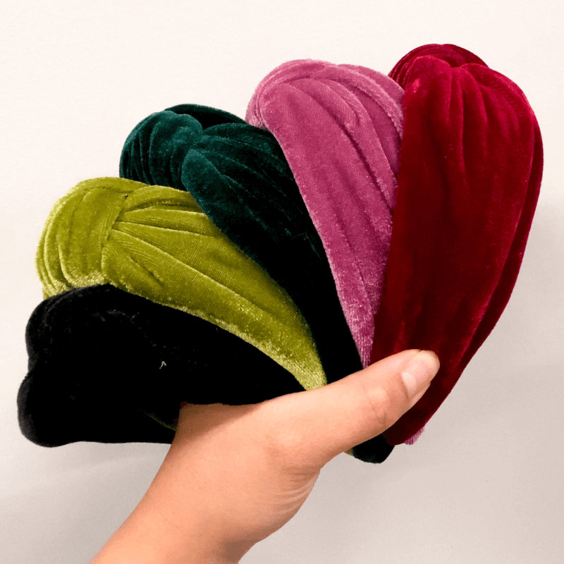 Gildie Velvet Knot Headband