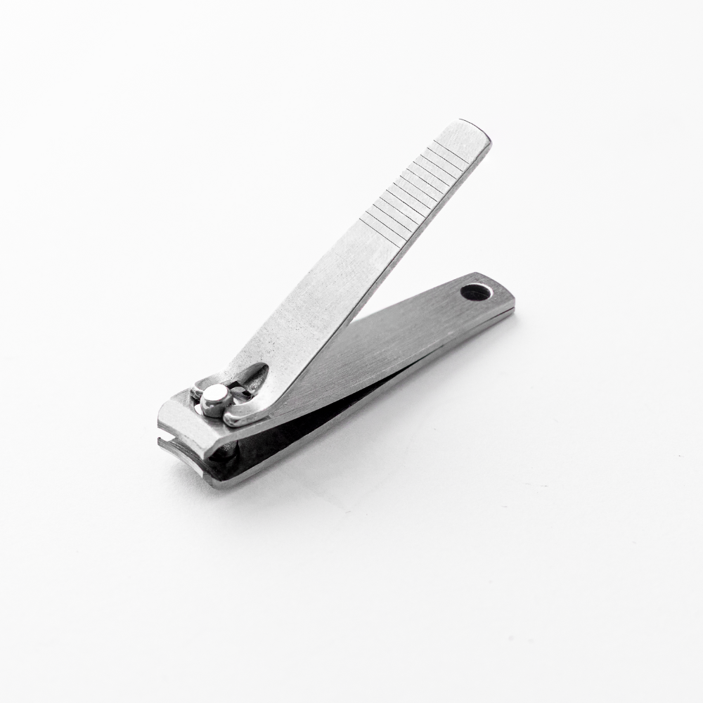 ArteStile Nail Clippers in stainless steel, white background packshot of European handcrafted nail clippers