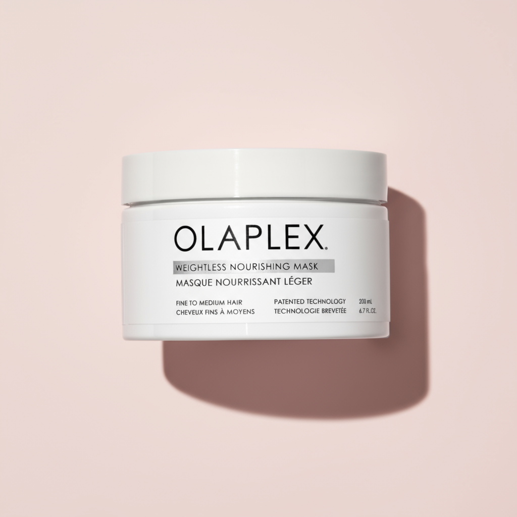 Olaplex Weightless Nourishing Mask jar on a white background