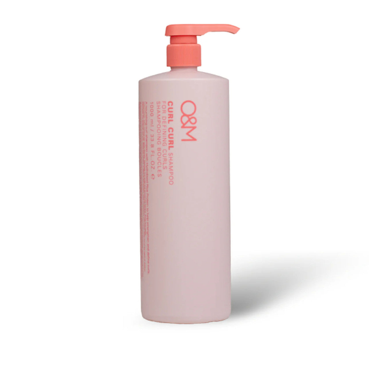 O&M Curl Curl Shampoo 1 Litre pump bottle