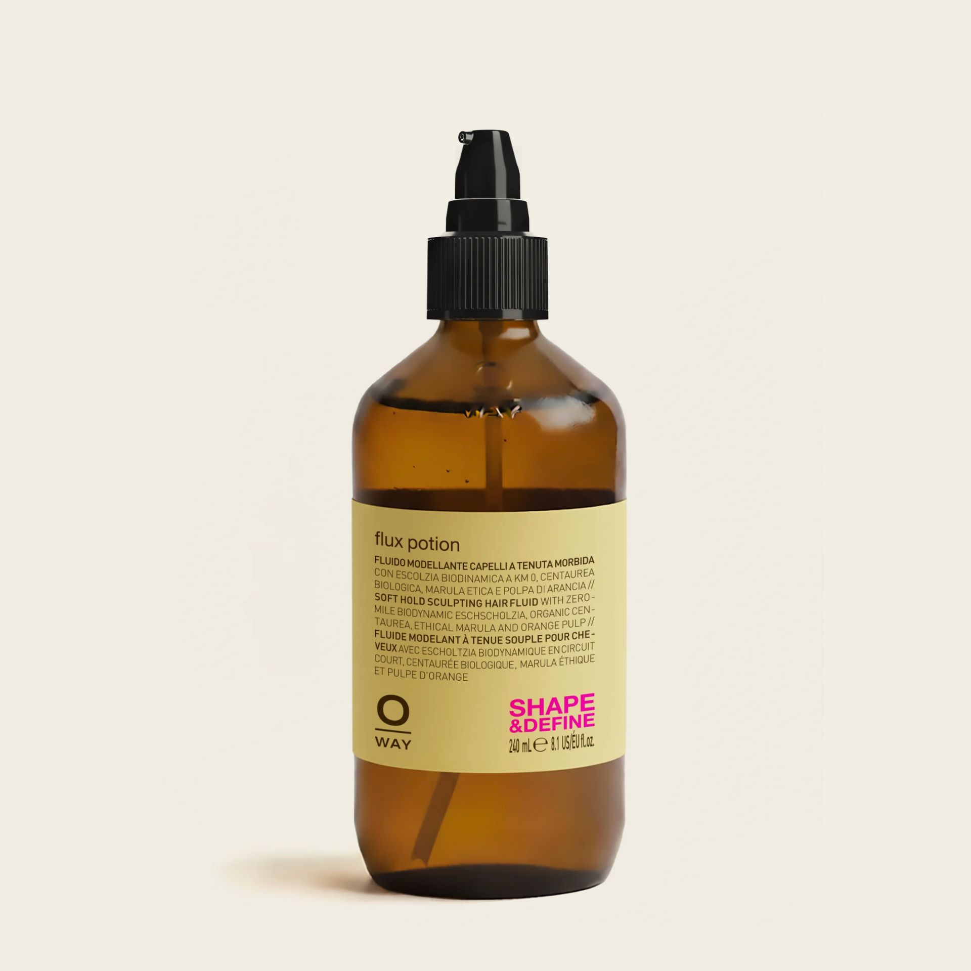 Oway Flux Potion Volumising Styling Fluid NZ | Sable Boutique