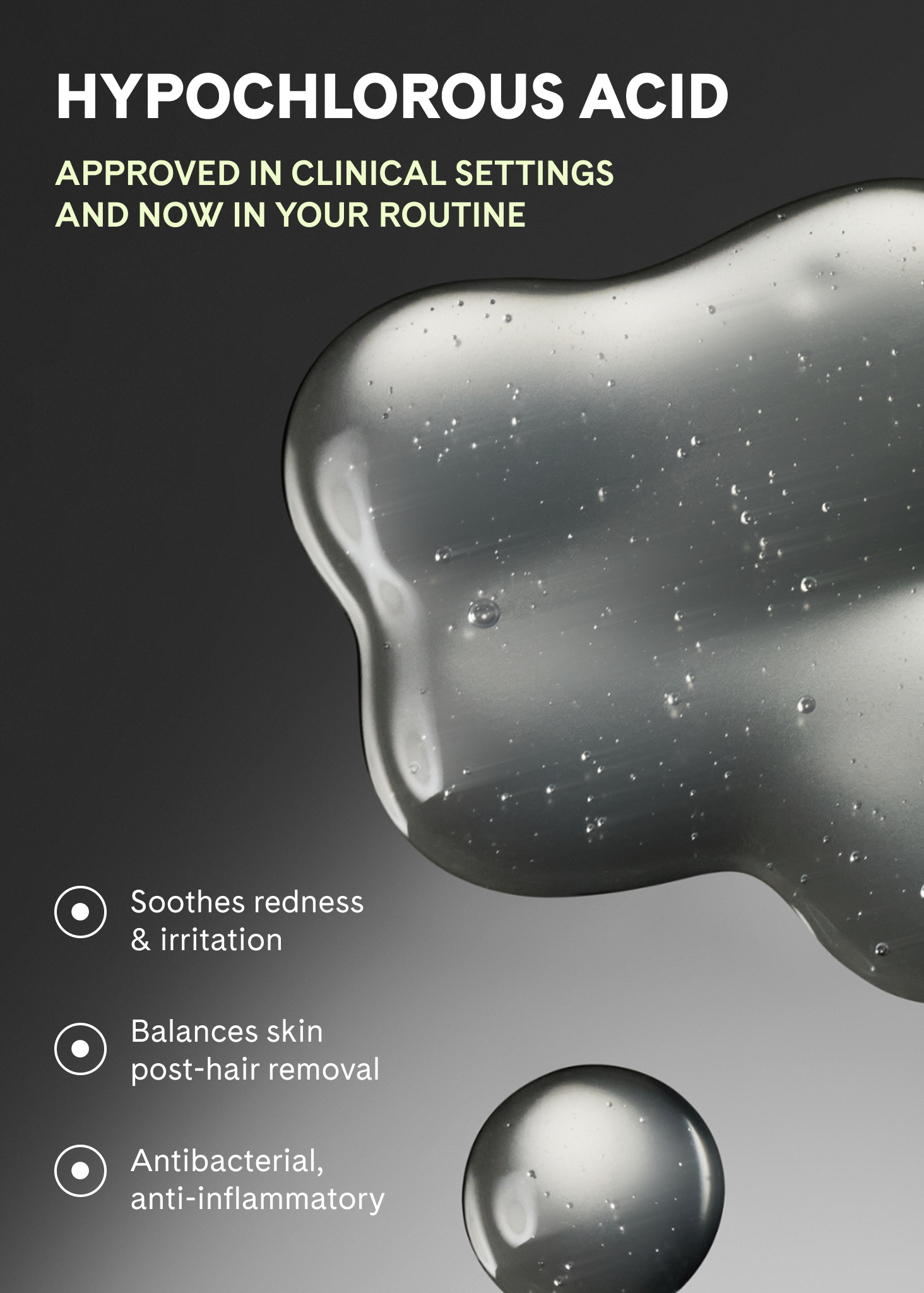 Fur Flash Repair Jelly powered by hypochlorous acid