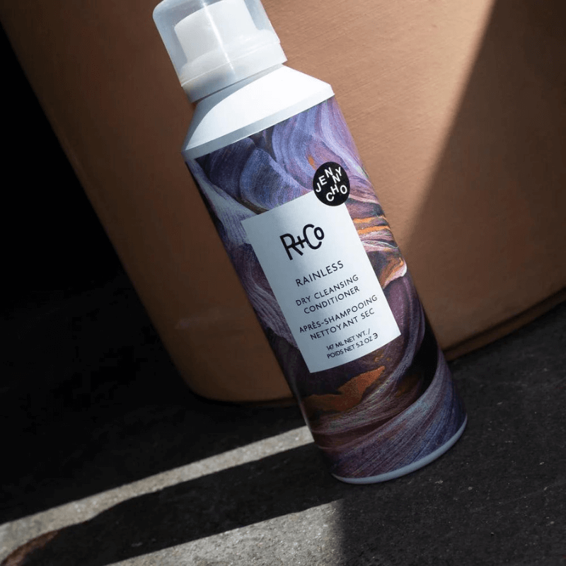 R+Co rainless dry cleansing conditioner 147 ml bottle