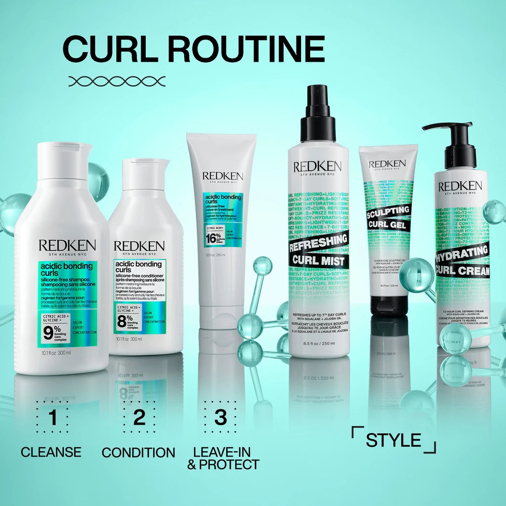 Redken Acidic Bonding Curls full range for damaged curly and coily hair